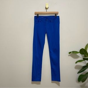 Lilly Pulitzer Worth Royal Blue Skinny Low Rise Jeans